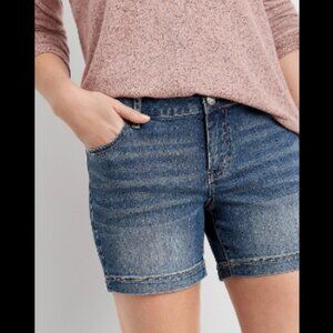 Maurices Denim Flex Wide Hem Everyday Jeans Shorts